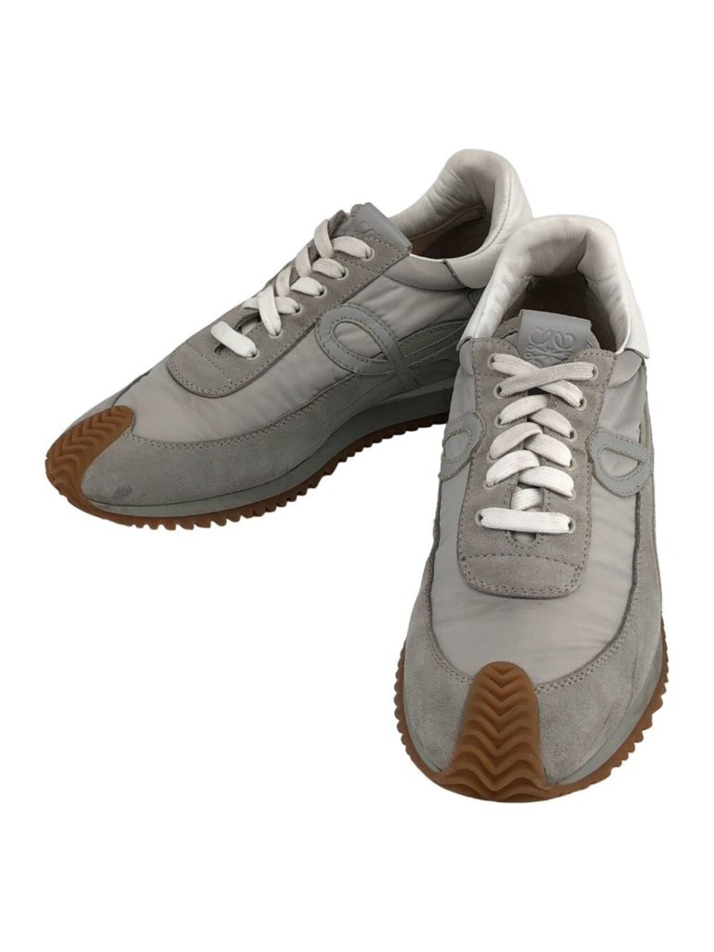 Loewe Runner Sneakers Suede Gray